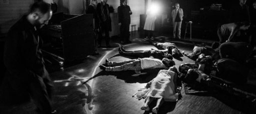 Blog Article - NordicLarp.Org - Lobbying for the Dead – Vampire larp at the European Parliament Photo: Tuomas Puikkonen, in-game