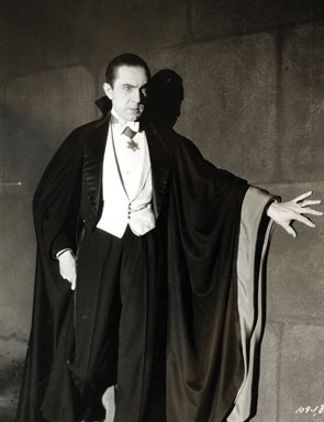 Bela Lugosi als Dracula in dem 1931 Film Vampire