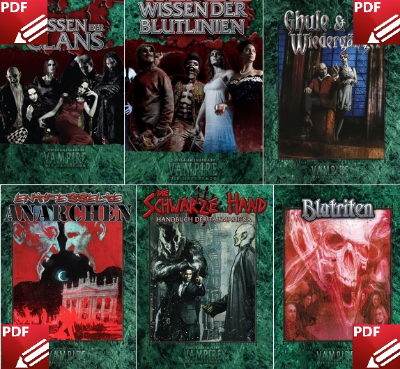 Ulisses Vampire Crowdfunding, Guhl der Maskerade - Alle neuen V20 PDF