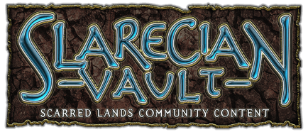 Slarecian Vault - Scarred Lands Community Content - Logobanner