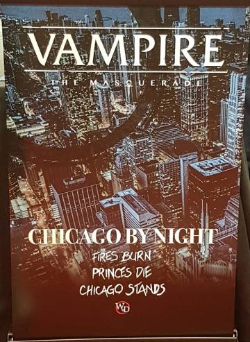 V5 - Chicago By Night - White Wolf/Onyx Path Publishing - Mein Photo der GenCon Banderole