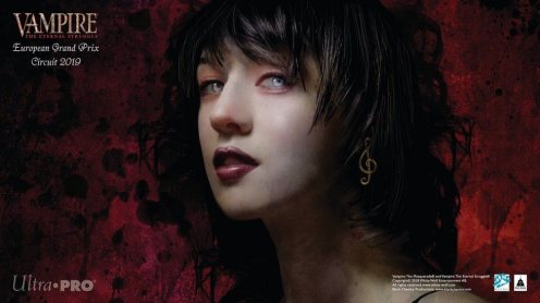 UltraPro V:TES Playmat - Evil Jensen - Design: Ginés Quiñonero Santiago, Art: Chad Michael Ward