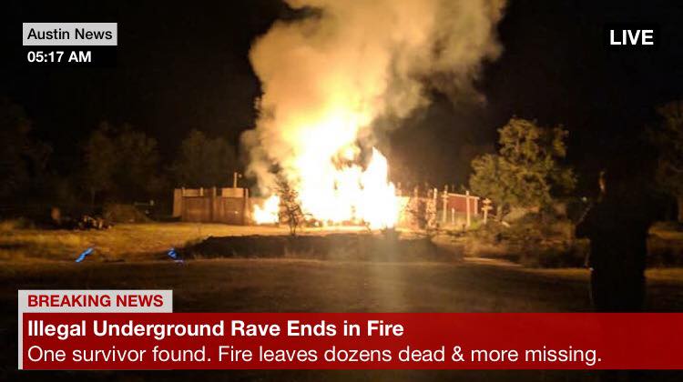 The Night In Question 2019 - Fake News mit echten, brennenden Set