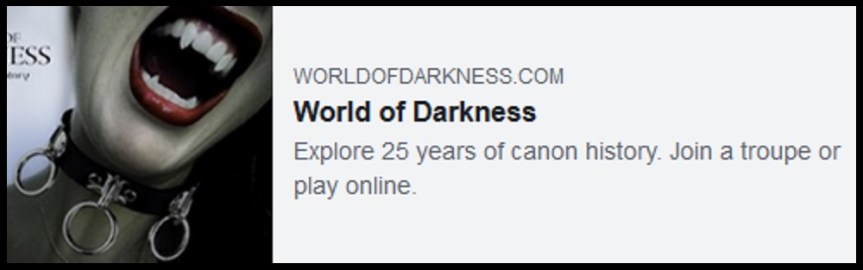 WorldOfDarkness.com wird abgeschaltet!