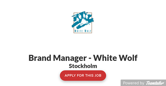 Paradox sucht Brand Manager für White&nbsp;Wolf