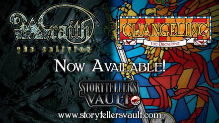Storytellers Vault - Wraith The Oblivion, Changeling The Dreaming - Banner - Freischaltung
