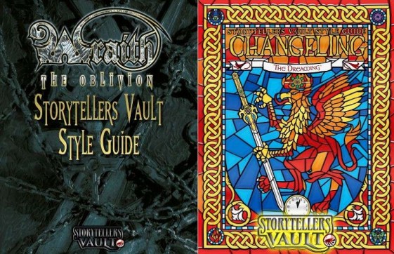 Storytellers Vault - Style Guides - Wraith The Oblivion, Changeling The Dreaming_StyleGuide - Cover