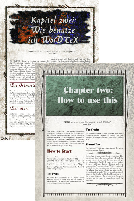 Storytellers Vault - WoDTeX Template for LaTeX von Lukas Ester