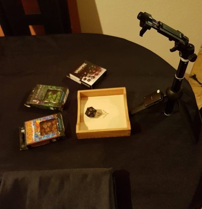 Aufnahme des WODnews Set für Würfelbesprechungen