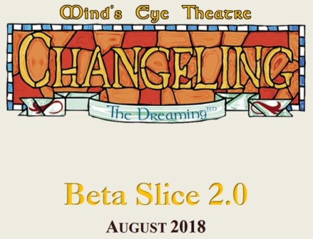 By Night Studios - Mind's Eye Theatre: Changeling the Dreaming - Beta Slice 2.0 - August - Cover