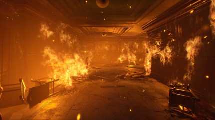 Vampire: The Masquerade Bloodlines2 - Brennendes Gerichtsgebäude