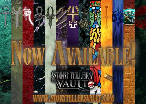 Storytellers Vault - Banner der Welt der Dunkelheit Spiele