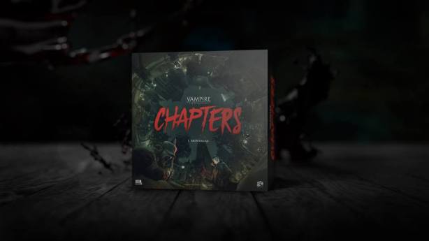 Vampire: The Masquerade - CHAPTERs - Legacy Brettspiel von Flyos Games - Cover Graphik