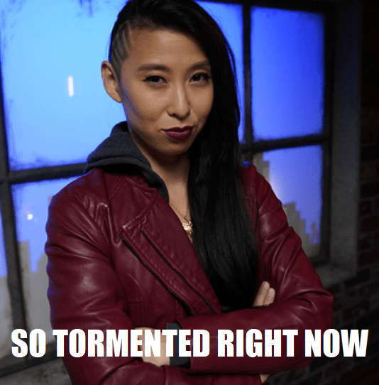 L.A. by Night - Erika Ishii - "So Tormented Right Now"-Meme