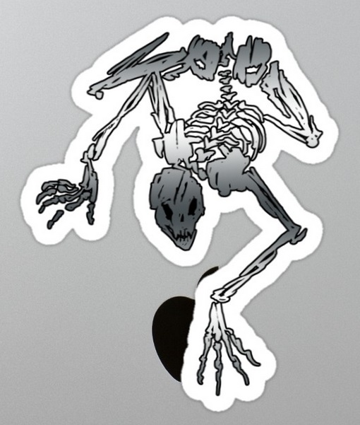 Skelettkriecherpflanze Sticker von Onyx Path (Skeleton Creeper)