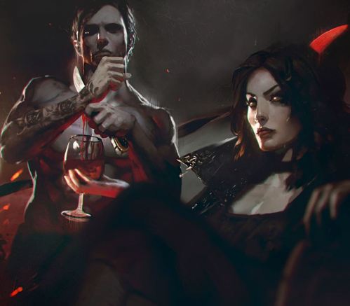 Carmen Cornet - Artwork als Vorschau zu Black Chantrys Vorhaben zum 25. V:tM Jubiläum