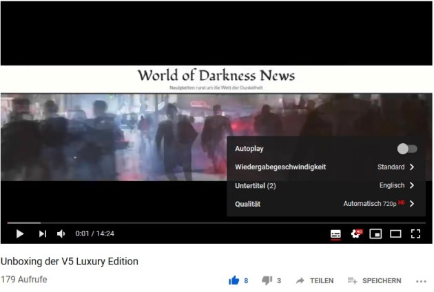 YouTube - Untertitel Erklärung 3.1 - Auf das Einstellungszahnrad