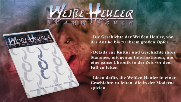 Vampire &amp; Werwolf: Die Jubiläumsausgaben - Ulisses Spiele - Weiße Heuler Stammesbuch