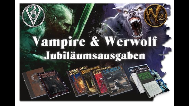 Vampire &amp; Werwolf: Die Jubiläumsausgaben - Ulisses Spiele - Thumbnail des YouTube Videos