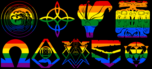 LGBT-Regenbogenflaggen Banner für Magus: Die Erleuchtung