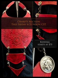 Stille Auktion für Sabbat Brustschmuck (Bild 1) aus Leder von Matthew Webb