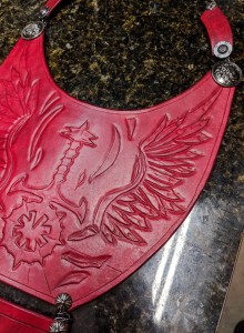 Stille Auktion für Sabbat Brustschmuck (Bild 6) aus Leder von Matthew Webb