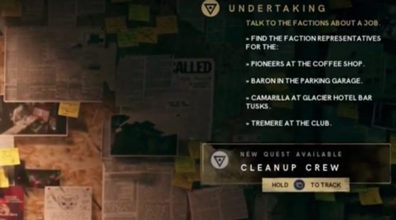 Vampire: The Masquerade Bloodlines 2 - Undertaking Quest