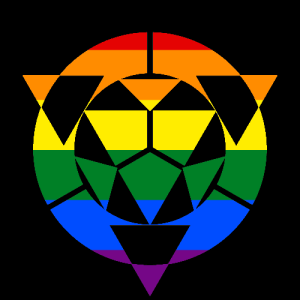 MtA Virtual Adepts Tradition Symbol (Pan Pride Style)
