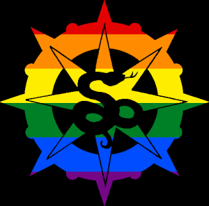 VtM Serpents of the Light Symbol (Pride Style)