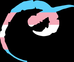 WtA Bunyip Stamm Symbol (Trans Pride Style)