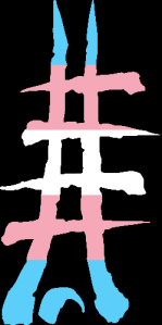 WtA Glass Walkers Stamm Symbol (Trans Pride Style)