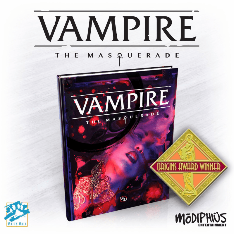 Vampire (V5) Neuigkeiten, Organized Play und Playtest mit und von&nbsp;Modiphius!