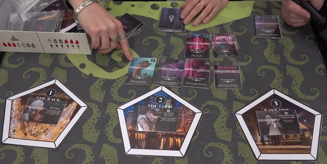 Vampire: The Masquerade Vendetta - Horrible Games - Spielbeispiel (aus der Erklärung des YouTube Videos)