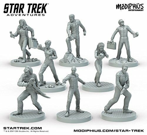 Star Trek Adventures - TNG Brückencrew - Miniaturenset von Modiphius