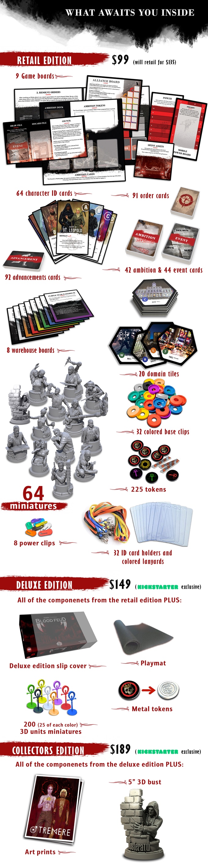 Vampire: The Masquerade - Blood Feud - Rewards Graphik