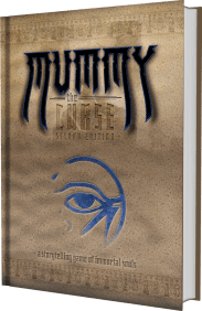 Mummy: The Curse 2nd Edition - Buch MockUp