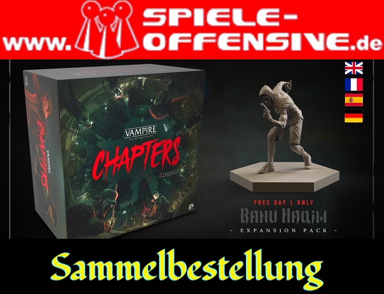 Vampire The Masquerade – CHAPTERS: Weiterer Sammelpledge mit Rabatt & Tag 1&nbsp;Rewards!