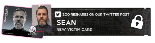 Vendetta - Hunt - Victim Card Sean