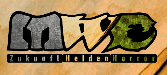 Main Würfel Convention - Zukunft, Helden, Horror - Willkommensgraphik