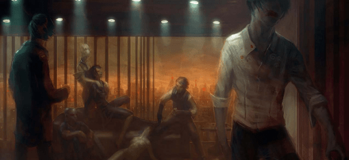 V5 Illustration - White Wolf - Vampir Party