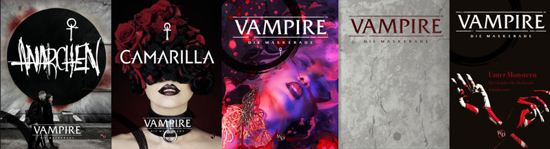 Vampire: Die Maskerade 5. Edition bei Ulisses Spiele - Vorschau auf die Bücher