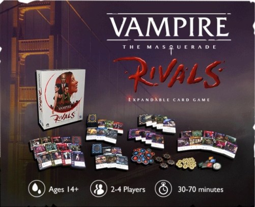 Vampire: The Maquerade - Rivals - Box- Ab 14+ Jahren, 2-4 Spieler, 30-70 Minuten