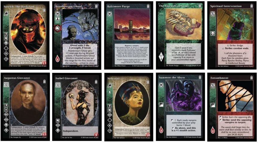 Vampire: The Eternal Struggle - 470 Karten auf DTRPG