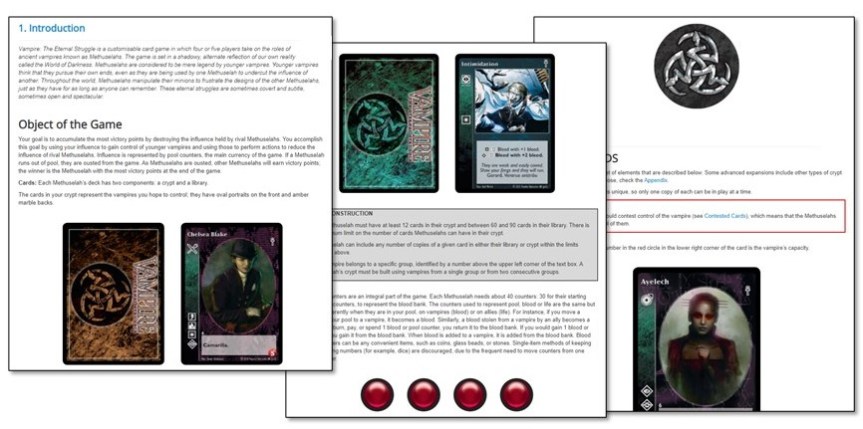 Vampire: The Eternal Struggle - Online Regelbuch auf VEKN