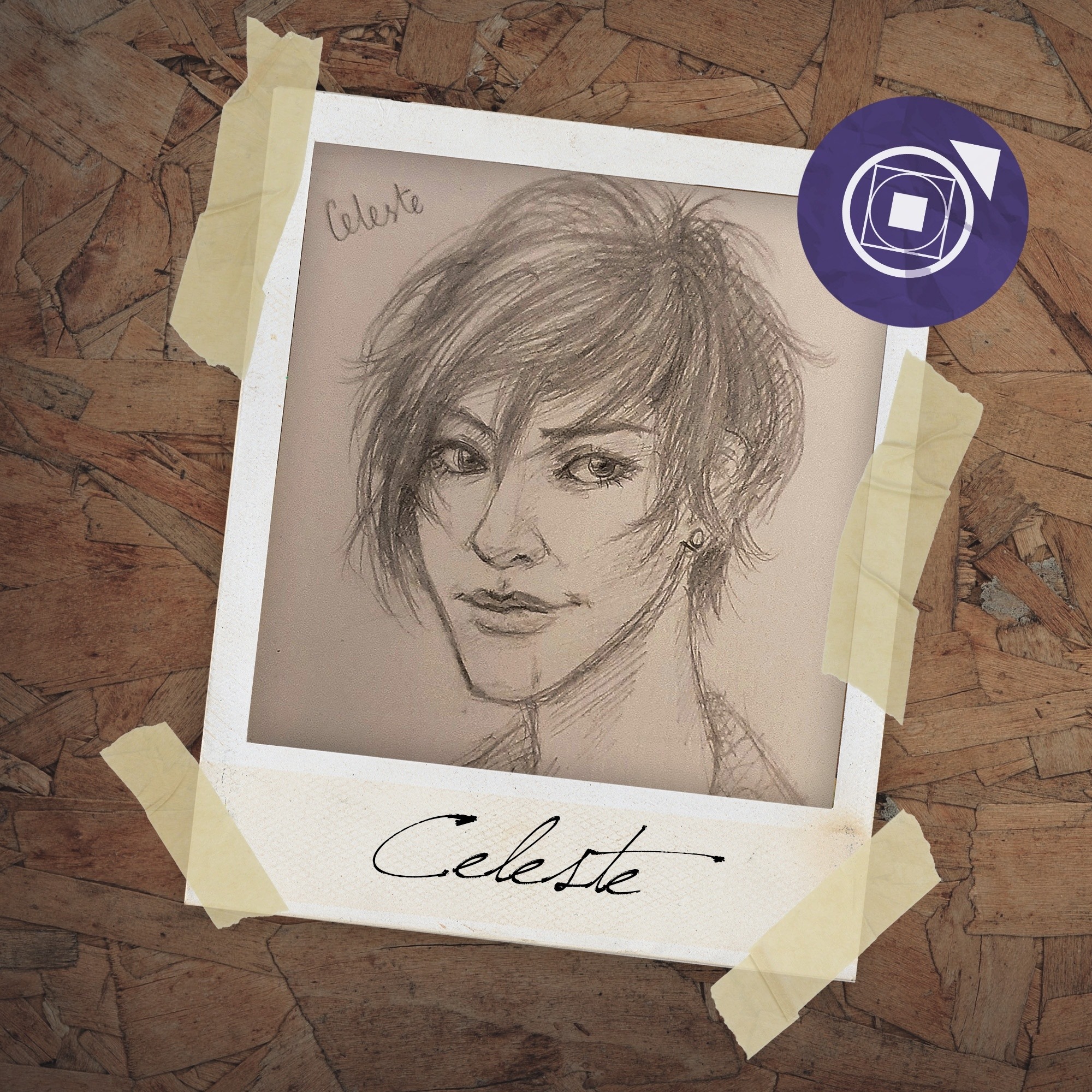 World of Darkness - Stories - 27 - Polaroid mit einer Bleistiftzeichnung von Celeste