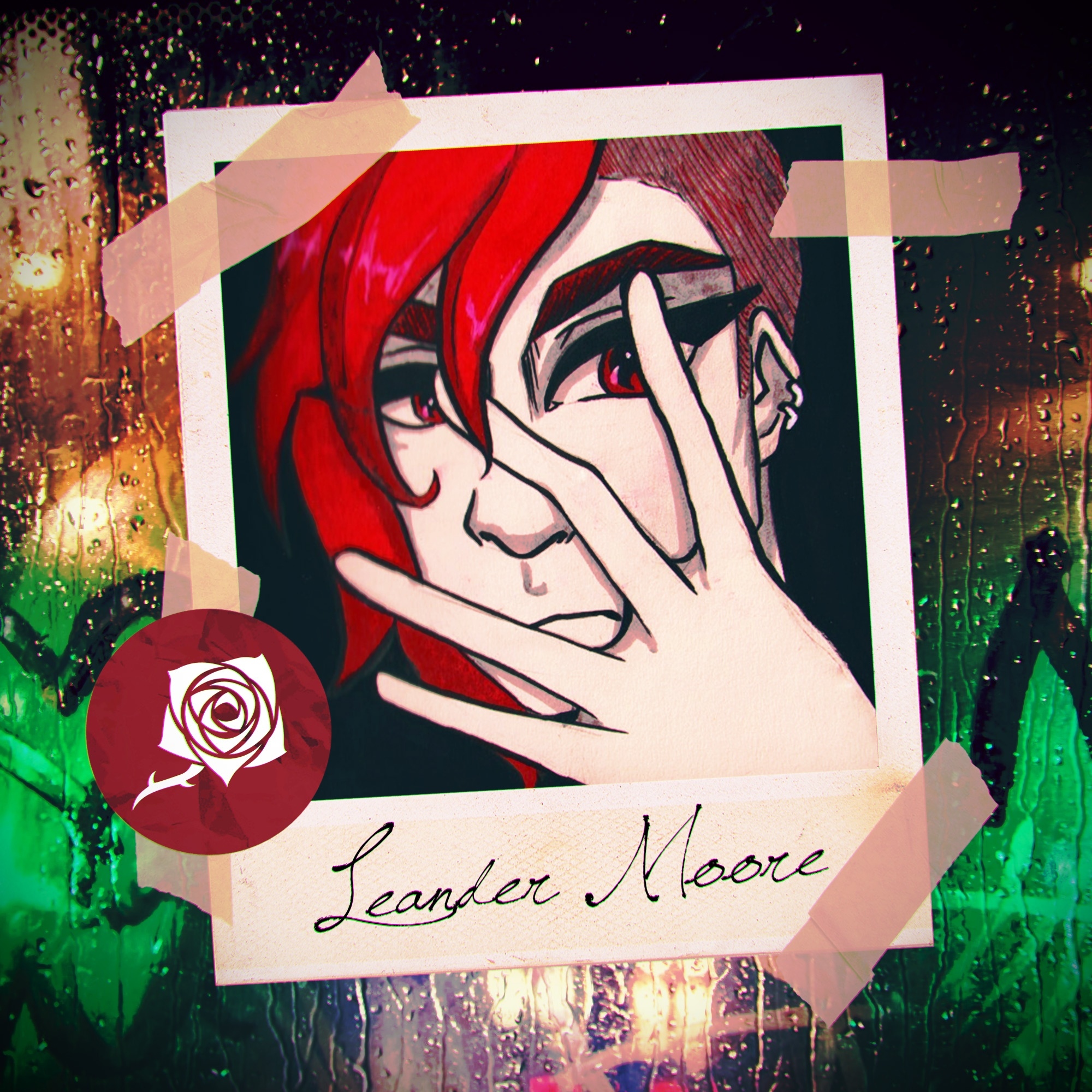 World of Darkness - Stories - 28 - Polaroid mit der Aufnahme des Gesichts einer Person mit Undercut