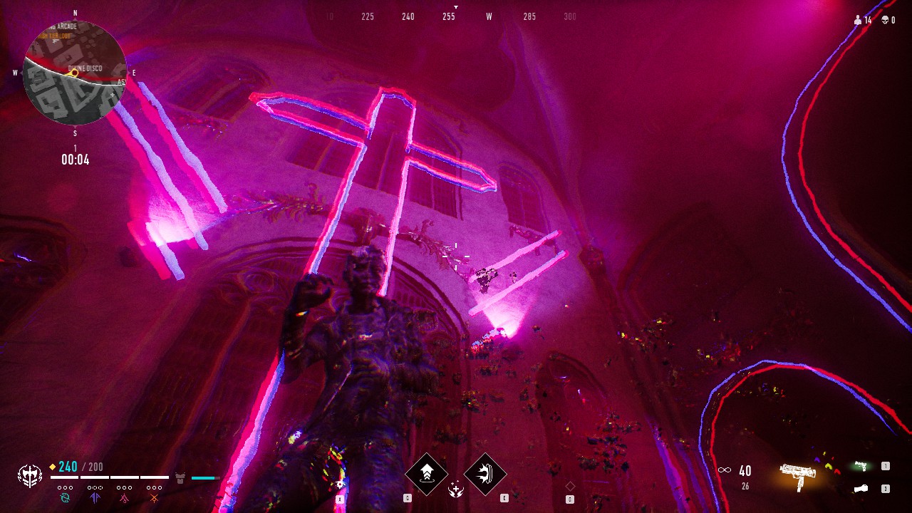 Bloodhunt - Charakter beim Tanz im roten Nebel