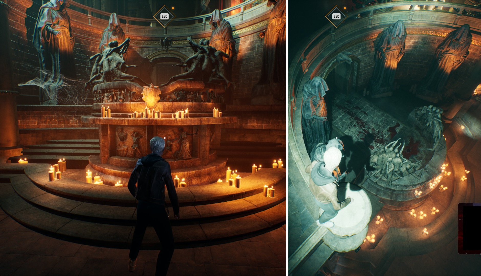 Bloodhunt - Empore von Vorne (nett), und von Oben (ups)