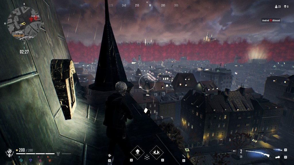 Bloodhunt - Stadt - Blick weg von Zuflucht des Prinzen