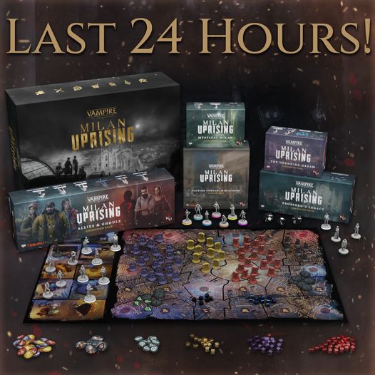 Crowdfunding Vorstellung: Milan Uprising Brettspiel zu Vampire: Die&nbsp;Maskerade
